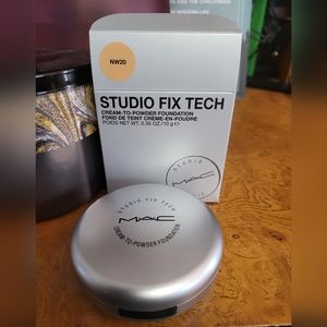 N.I.B. MAC Studio fix Tech cream to powder Foundation.  NW20